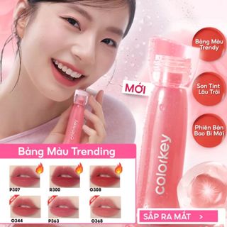 [Y363] Son COLORKEY Watery Tint - Phiên Bản Mới - Bền Màu Lâu Trôi, Không Dính Cốc, Siêu Mịn Môi, Dưỡng Ẩm 2.5g
