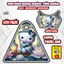 Tem Dán Nhựa Nhám SH Giá Sỉ - Sticker Trang Trí Xe Máy Chống Bay Màu. SH 2020-2026 Mẫu Heloktty