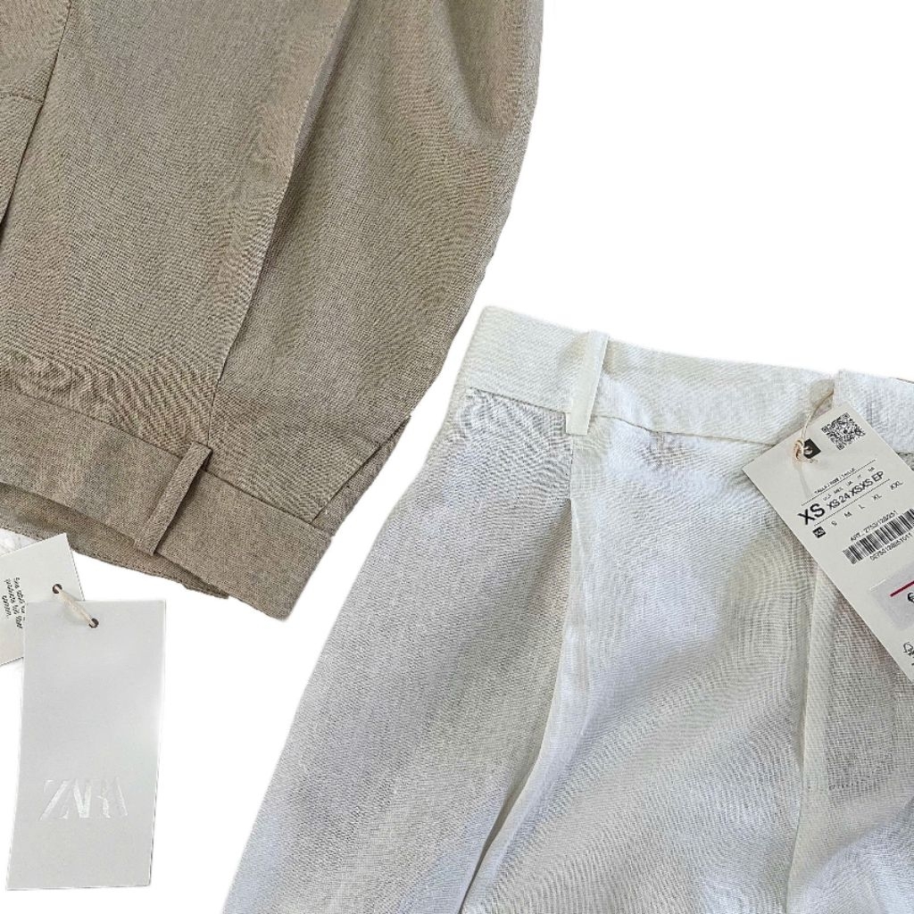 (BomoHouse) Quần baggy linen dáng ống suông ko belt Zá R@ bigsize dư xịn