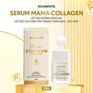Serum Mama Collagen Sica White 15ml, hỗ trợ trắng sáng da, mềm mịn, mờ thâm sạm, nám, tàn nhang - SICAWHITE
