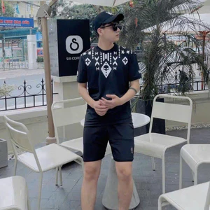 Set Thể Thao Hydro Họa Tiết Lá Bài KCloset Bộ Mùa Hè Chất Cotton Dày Dặn Unisex NA149