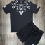 Set Thể Thao Hydro Họa Tiết Lá Bài KCloset Bộ Mùa Hè Chất Cotton Dày Dặn Unisex NA149