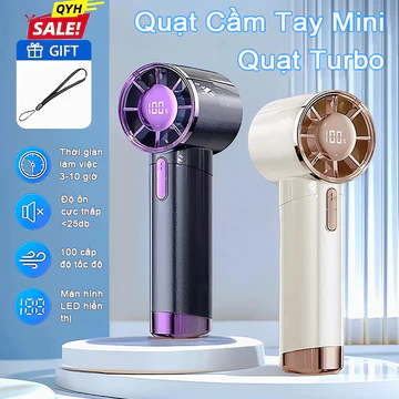 Quạt Mini i Tốc Độ Cao Quạt tích điện mini 100 Chế Độ Gió Pin quạt cầm tay mini sạc điện