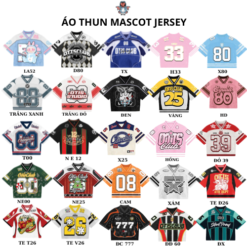 [ BST 2026 ] Áo thun mascot jersey  local brand Otis Club – vải thun mè lưới mặc mát