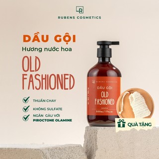 Dầu Gội Hương  Nước Hoa Cao Cấp Old Fashioned Rubens Cosmetic chai 500ml ( Mới )