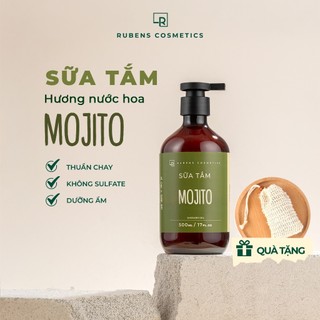 Sữa Tắm Hương Nước Hoa Cao Cấp Mojito Rubens Cosmetic chai 500m ( Mới )