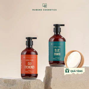 Combo 2 Chai Dầu Gội, Dầu Xả Hương Nước Hoa Cao Cấp Rubens Cosmetic 500ml ( Mới )