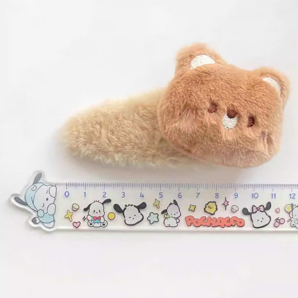Kẹp tóc hàn quốc hình Gấu / Thỏ nhồi bông khổng lồ dễ thương cỡ lớn 11cm. Phụ Kiện Tóc Xinh Phái Nữ LEZA VN