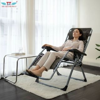 Ghế Xếp Thư Giãn Tín Thành Phát | Gấp Gọn, Chịu Tải Đến 250kg, Khung Thép Tĩnh Điện, Đa Năng, Bền Bỉ