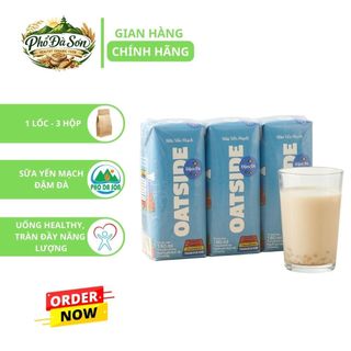 Sữa Yến Mạch Oatside Nguyên Vị/ Socola/có đường 180ml *24-Thức Uống Từ Yến Mạch, Sữa Thuần chay Ít Ngọt, bổ xung canxi.