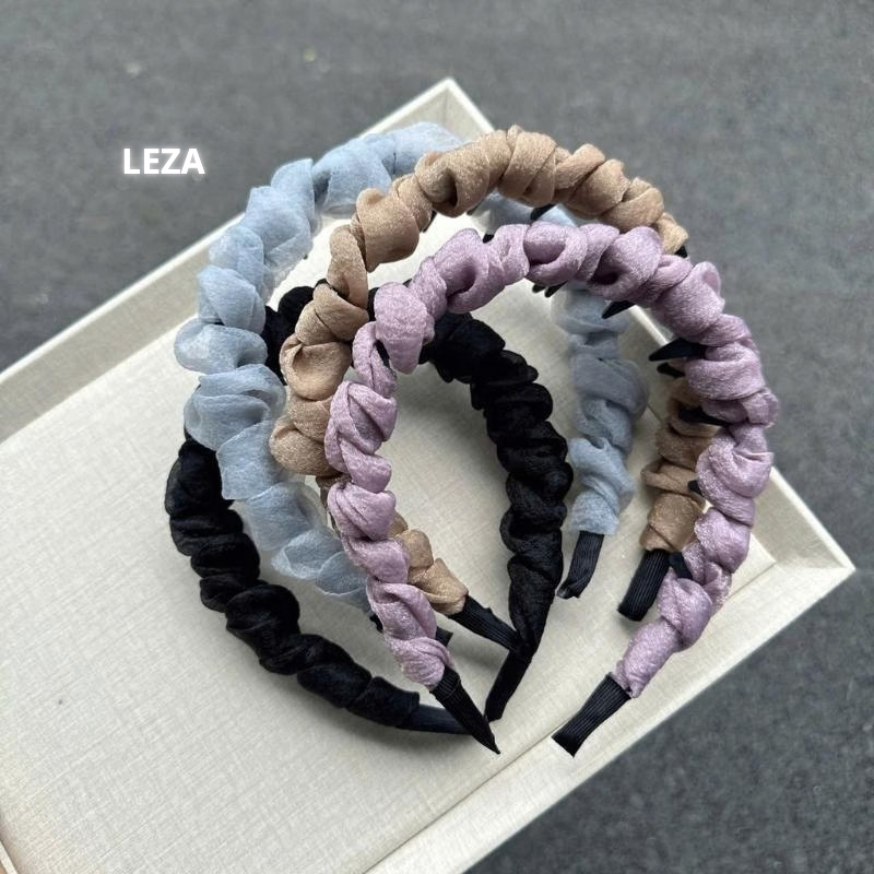 Bờm làm phồng tóc, làm dày tóc cho nữ chất liệu voan trơn phồng phong cách tiểu thư sang chảnh siêu xinh LEZA VN