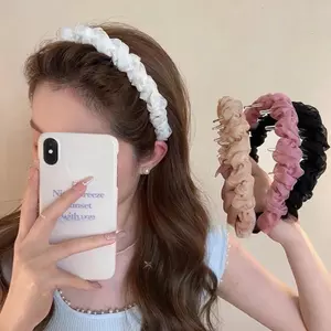 LEZA - Bờm làm phồng tóc bọc vải Voan Phồng, phong cách nhẹ nhàng, tiểu thư sang chảnh dùng đi làm đi chơi