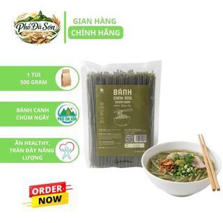 Bánh Canh Ống Việt Thái Gạo Lứt/ Chùm Ngây 500g- Sợi To Dẻo Dai, Bánh Canh Rau Xanh, sản phẩm ORGANIC, eat-clean