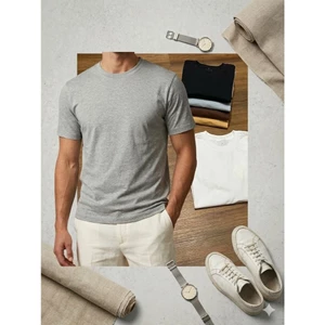 Áo Phông Nam Cổ Tròn UN Basic – Áo Thun Nam Form Chuẩn, Cotton Mềm Mát