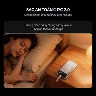 Sạc dự phòng không dây Cuktech 10 Air Super Magnetic Power Card 10000mAh 55W – WPB100P | Bảo hành 18 tháng