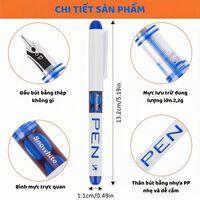 Bút Máy Gel F34 mực sẵn trong thân, không cần bơm lắp mực, cho học sinh cấp 1, Ngòi EF êm trơn 2026
