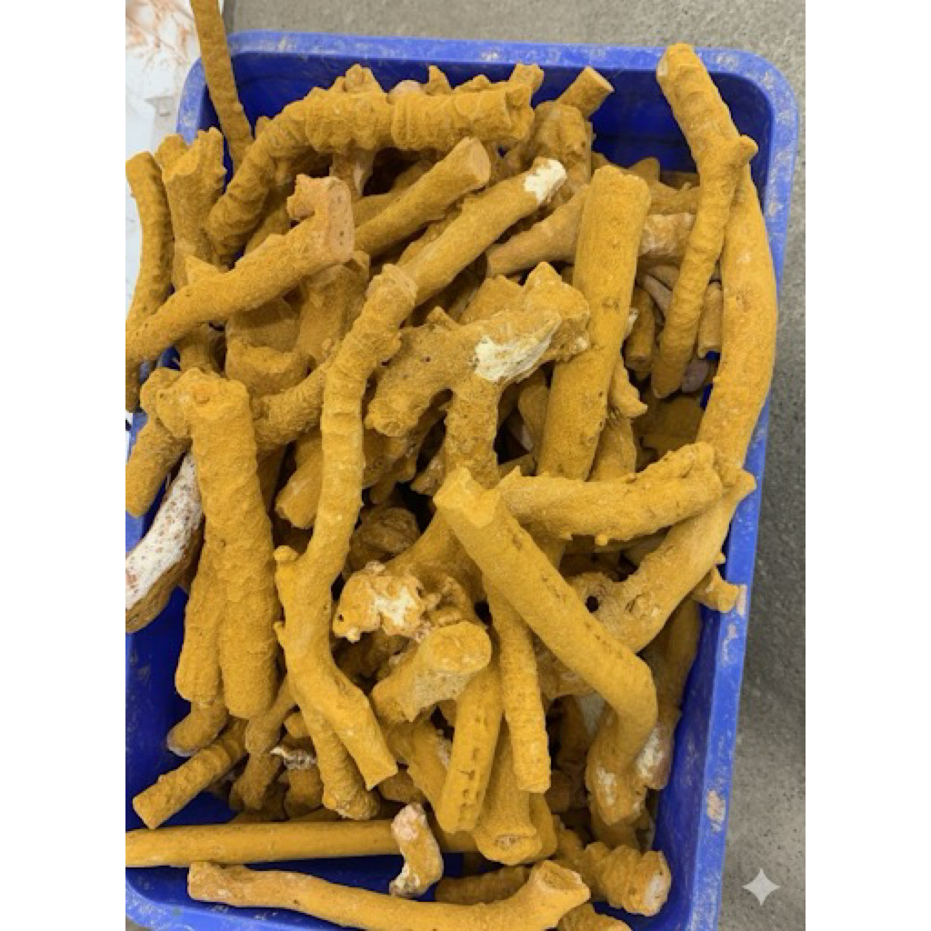 chuỗi 108 hạt san hô vàng 8ly