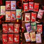 LEZA - 6 Bao Lì Xì 5D Hiệu Ứng In Thêu Hình Ngựa Vintage Thổ Cẩm May Mắn Sức Khỏe Tài Lộc Cao Cấp (Mix mẫu)