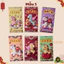 LEZA - 6 Bao Lì Xì 5D Hiệu Ứng In Thêu Hình Ngựa Vintage Thổ Cẩm May Mắn Sức Khỏe Tài Lộc Cao Cấp (Mix mẫu)