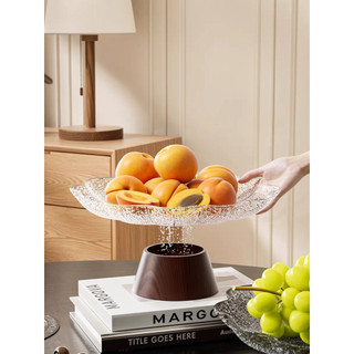 Khay Đĩa Đựng Trái Cây Đế Cao Phong Cách Bắc Âu DOMES Khay Bày Mứt Tết, Bánh Kẹo, Hoa Quả Decor Phòng Khách Sang Trọng