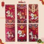LEZA - 6 Bao Lì Xì 5D Hiệu Ứng In Thêu Hình Ngựa Vintage Thổ Cẩm May Mắn Sức Khỏe Tài Lộc Cao Cấp (Mix mẫu)