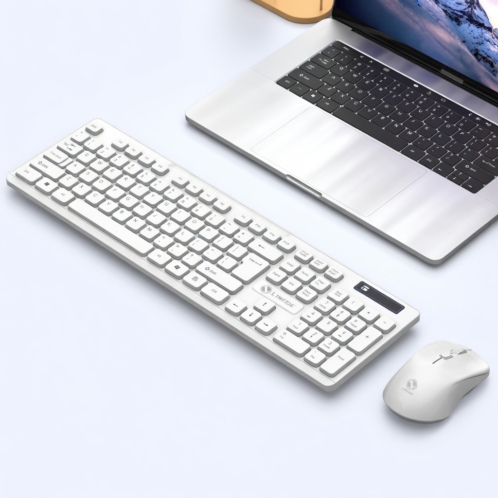 Bộ Bàn Phím Chuột Không Dây LIMEIDE W100 Wireless 2.4G – Combo Keyboard Mouse giá rẻ Cho Laptop PC Văn Phòng