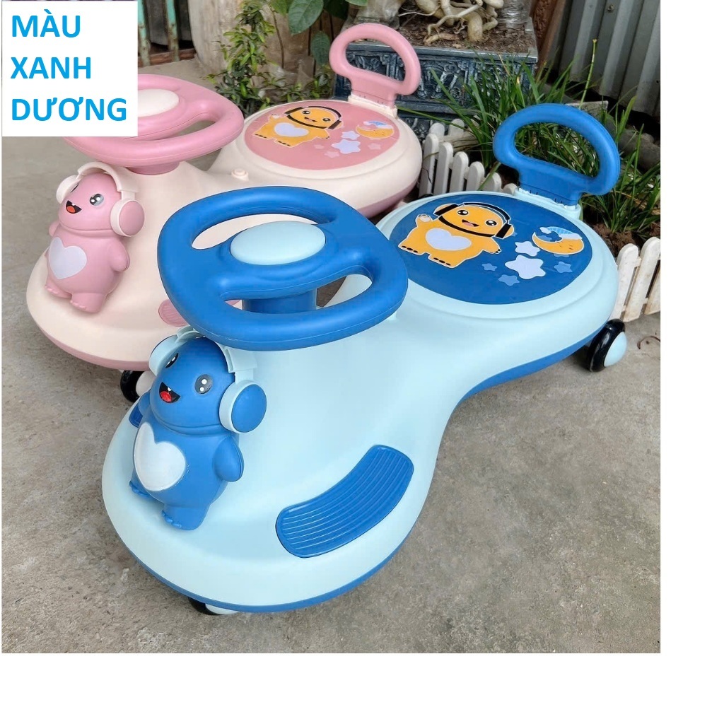 🧸𝑴𝒊𝒆̂̃𝒏 𝑺𝒊́𝒑🧸Xe lắc khủng Long cho bé ,có nhạc đèn nét chạy vòng quanh xe cho bé từ 8 tháng tuổi đến  tuổi,chịu tải 80kg