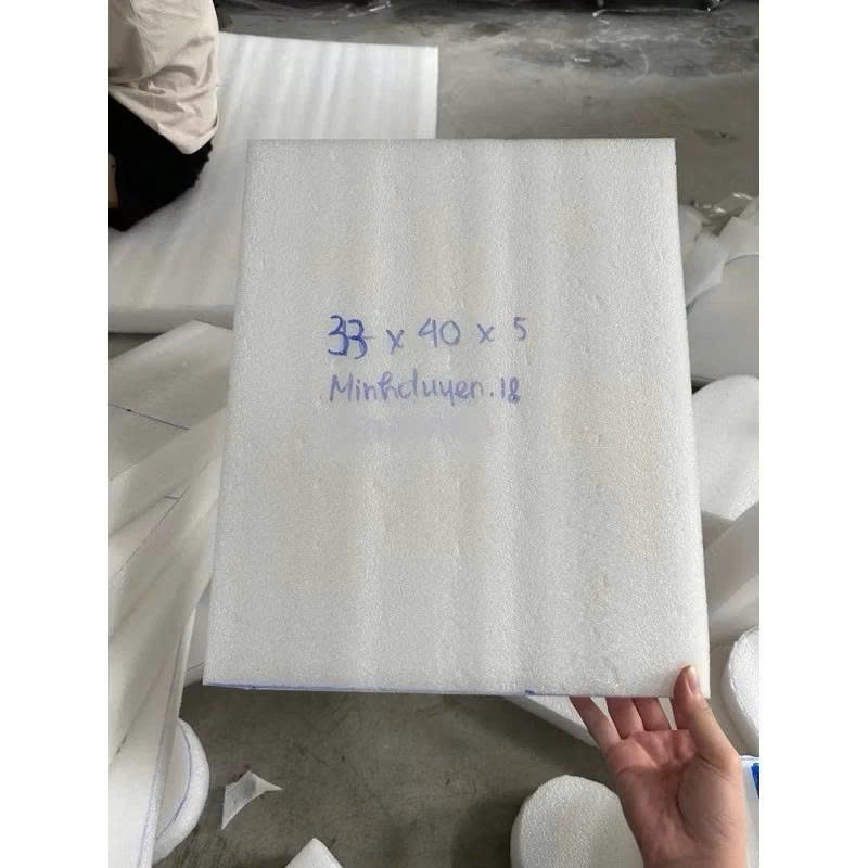 Xốp PE, xốp DẺO cắm hoa nhiều kích thước, Phôi tim, phôi tròn hoa sáp, hoa nhũ dày 5cm