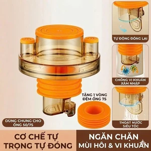 Đầu nối ống thoát nước bồn rửa chén chống mùi hôi đa năng tiện dụng 9.5x4.8cm