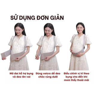 hỗ trợ nâng đỡ mẹ bầu giảm đau lưng rạn bụng mỏi