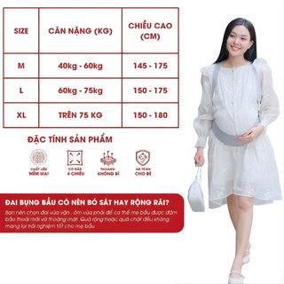 hỗ trợ nâng đỡ mẹ bầu giảm đau lưng rạn bụng mỏi