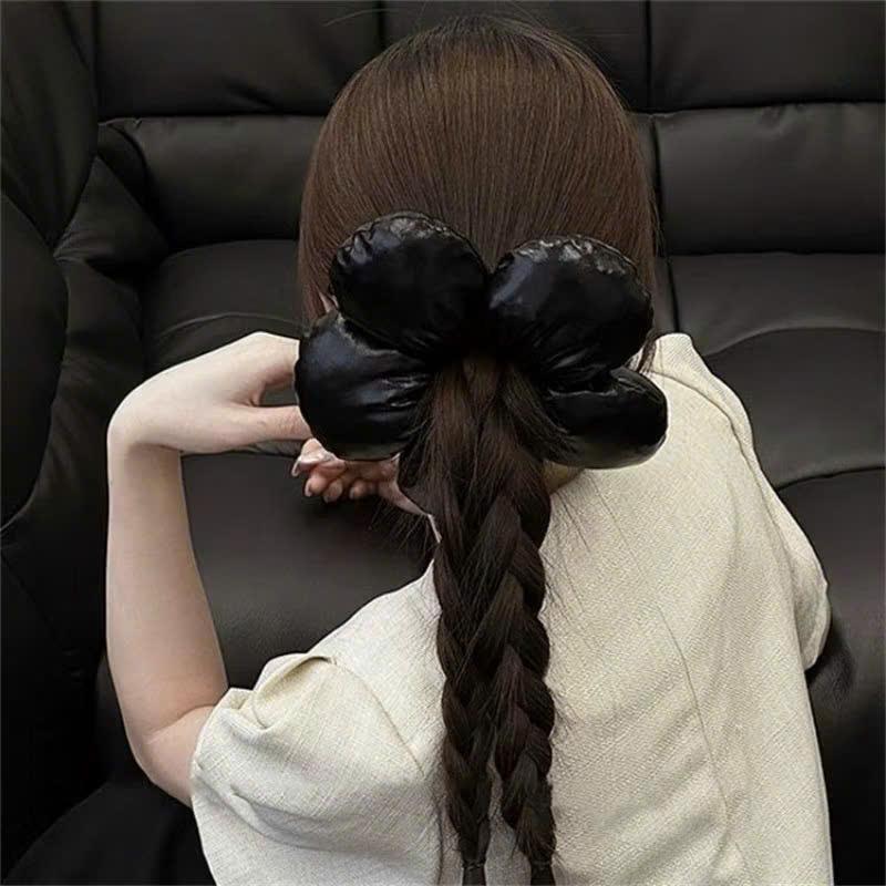 Dây buộc tóc phao Hoa phong cách Hàn Quốc thiết kế kiểu dáng xinh xắn, đáng yêu siêu dễ thương LEZA VN