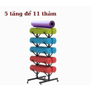 Gía để thảm yoga, kệ sắt để thảm, Giá Đựng Thảm Tập Yoga Tiết Kiệm Không Gian Tiện Dụng