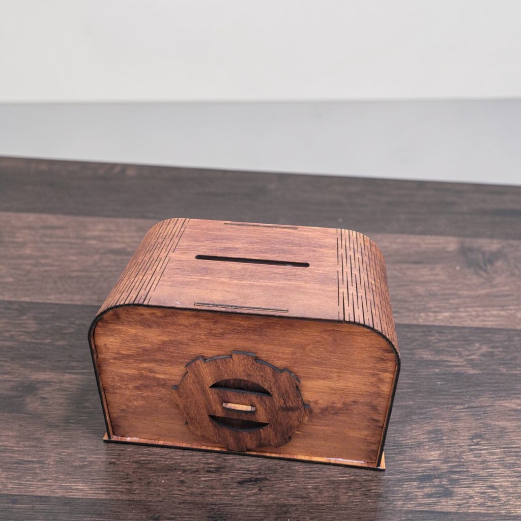 HỘP TIP BOX GỖ, HỘP ĐỰNG TIỀN DECOR | LYNHDECOR MIỄN PHÍ KHẮC LOGO,SLOGAN THEO YÊU CẦU