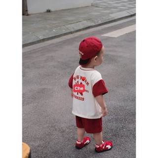 Set Bộ Quần Áo Trẻ Em N.Y Cao Cấp,Set Bé Trai Thể Thao Cotton Mềm Mát 7-15kg,Đồ Bé Trai Mùa Hè A13