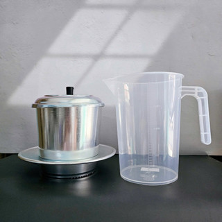 Phin nhôm pha cà phê size lớn pha 150gam - 300gam cà phê (có bán kèm ca 1lit, 2lit đựng cốt cà phê)