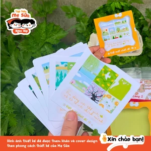 Postcard cute viết lời chúc – thiệp mini healing gửi gắm tâm sự – quà tặng bạn bè người thương