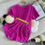 Set Bộ Bigsize Nữ Áo Tay Ngắn Cổ Tròn Kèm Quần Short Lưng Chun Co Giãn Vải Xốp Nhật Co Giãn SET821