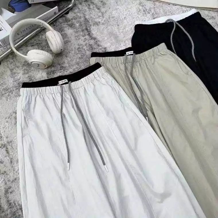 [Peinn] [DEAL MỚI] Quần KaKi Gió Hàn Dáng Thụng Lưng Thun Phối Viền Cạp Mềm_m066