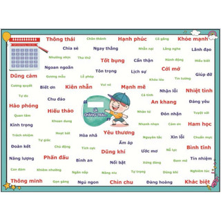 TRANH GÁN MÁC NGÔN TỪ THỊNH VƯỢNG CHO BÉ YÊU