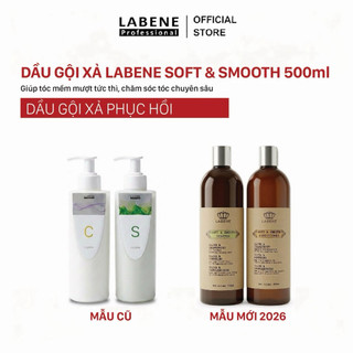 Gội xả thuần chay, chiết xuất Juvenxin, làm tóc mềm mượt và phục hồi hư tổn, hương nước hoa 24h | LABENE
