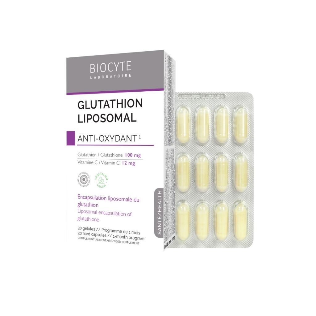 Viên Glutathion Liposomal Biocyte Pháp, ngừa nám, sáng da mờ thâm