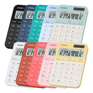 Máy Tính Casio MS-20UC Đa Sắc Màu - Tích Hợp Phím Tính Thuế (TAX) Cho Kế Toán, Chủ Shop