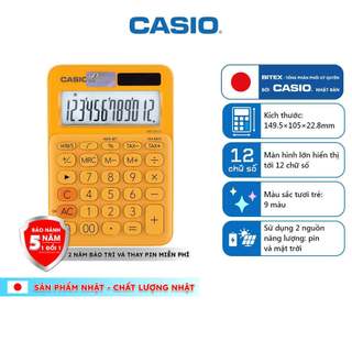 Máy Tính Casio MS-20UC Đa Sắc Màu - Tích Hợp Phím Tính Thuế (TAX) Cho Kế Toán, Chủ Shop