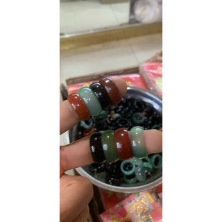 Nhẫn Đeo Ngón Tay Cái Hợp Nam Nữ Chất Liệu Đá Thấu Quang Miến Điện Cực Kỳ Lung Linh Mang Lại Tài Lộc Và May Mắn