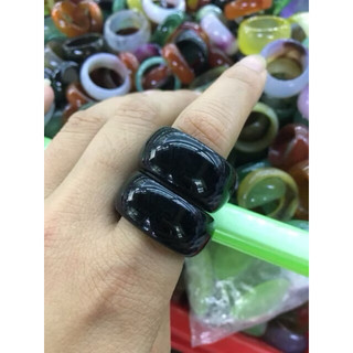Nhẫn Đeo Ngón Tay Cái Hợp Nam Nữ Chất Liệu Đá Thấu Quang Miến Điện Cực Kỳ Lung Linh Mang Lại Tài Lộc Và May Mắn