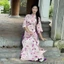 Áo Dài Lụa Gấm Vân Gỗ In Hoa Dáng Ôm Diện Tết, Đi Tiệc Set Áo Dài Dáng Suông Thanh Lịch,Thiết Kế Truyền Thống T1532G