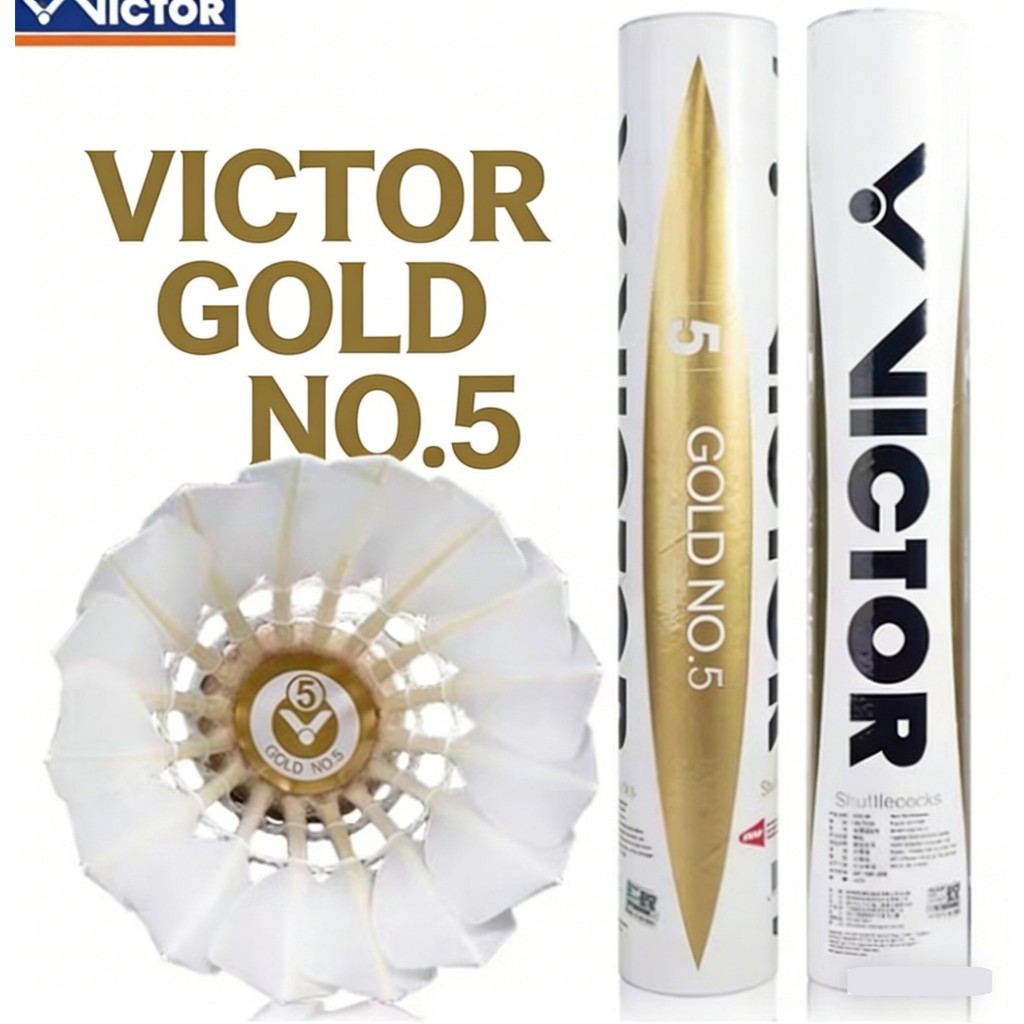 Vợt cầu lông VICTOR GOLD NO.5 Quả cầu lông cao cấp cho CLB (12 quả/hộp ...