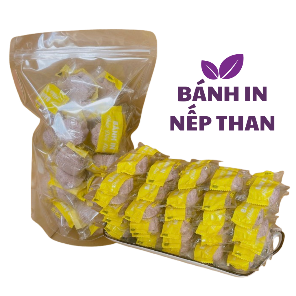 Bánh In Nếp Than Nhân Dừa Non 500g Hữu Tài Cake | Shopee Việt Nam