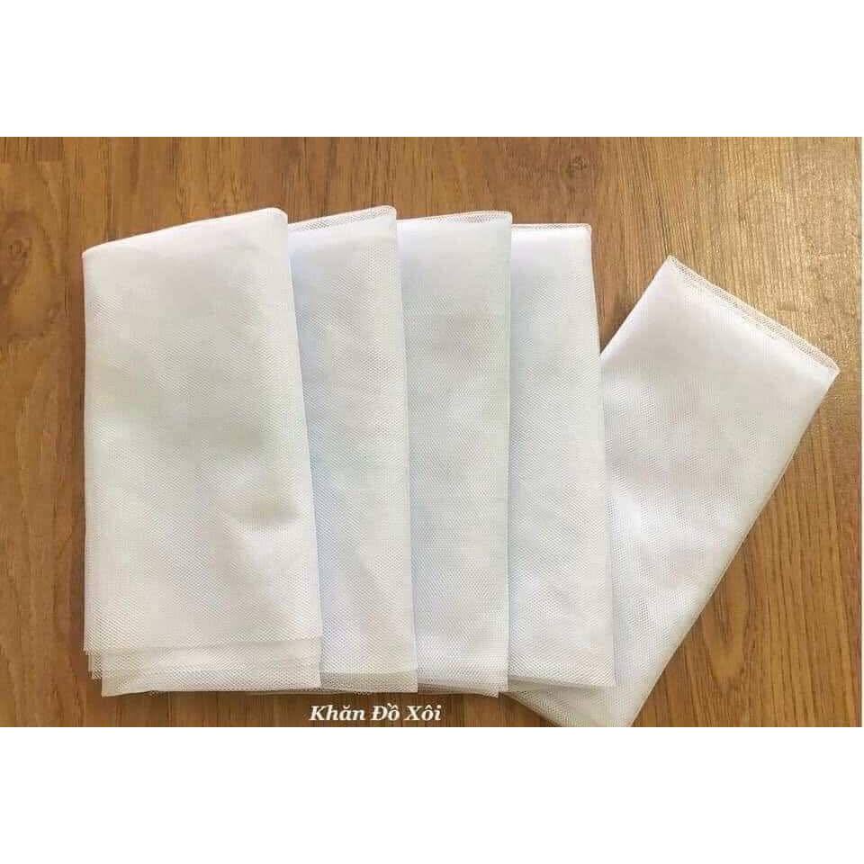 SET 5 TẤM VẢI LỌC ĐỒ XÔI, HẤP BÁNH SIÊU TO TIỆN DỤNG -SIZE 60X60CM